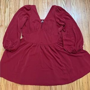 Abercrombie Corset Style Smocked Dress